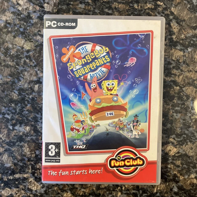 Sponge Rom THE SPONGEBOB SQUAREPANTS Movie PC CD-ROM Windows Game Complete Fun ...