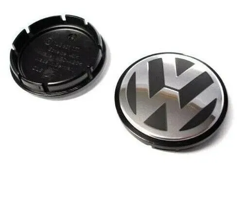 NEW 2003-2021 VW POLO - ALLOY WHEEL HUB CENTRE CAP UNIT 55mm 1J0601171XRW