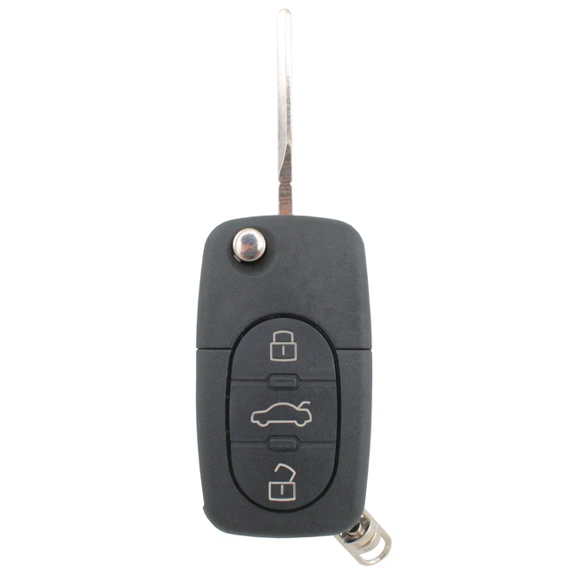 Complete To Suit Audi 3 Button Transponder Remote Flip Key 4D0 837 231 K A2/A4/S