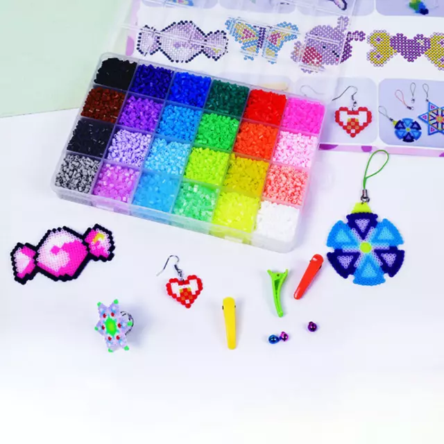 Creative Perler Beads Pixel Art Project DIY Ornaments 3D Puzzles Hama Beads