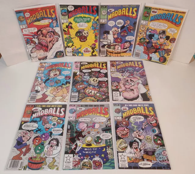 Madballs #1 2 3 4 5 6 7 8 9 10 Marvel / Star Comics 1986 complete set lot run