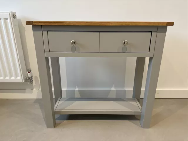 Bromley grey console table deals