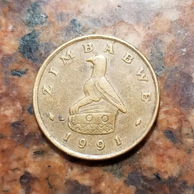 1991 Zimbabwe 1 Cent Coin - #B2662