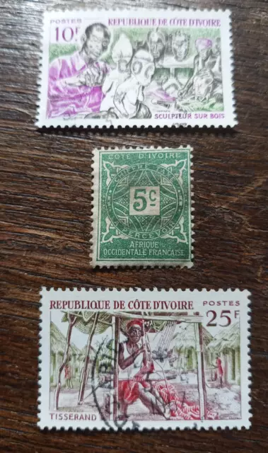 Elfenbeinküste REPUBLIQUE DE CôTE D'IVOIRE timbre stamp Mi:CI-P9 CI279 CI281