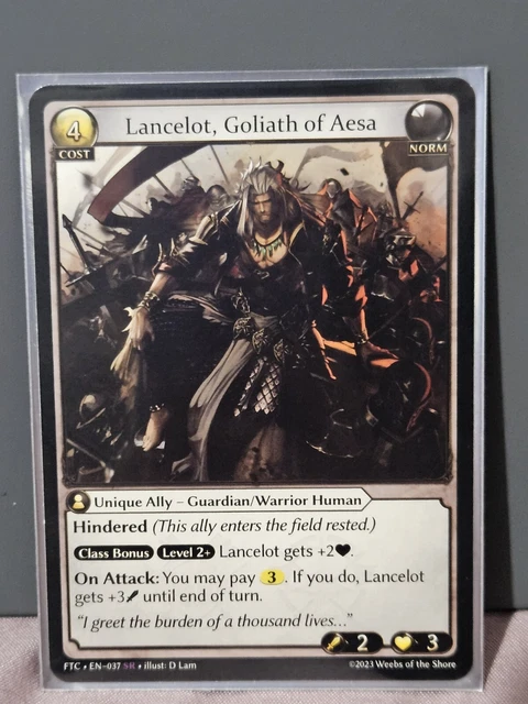 Lancelot, Goliath of Aesa グランドアーカイブ Grand Archive TCG FTC