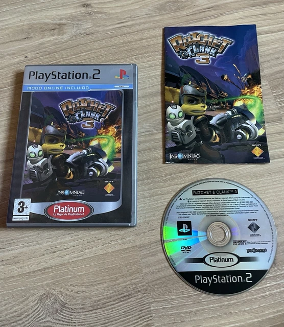 Ratchet & Clank 3 Game PLAYSTATION 2 PS2 CIB & Tested V/GOOD UK PAL FORMAT #G64