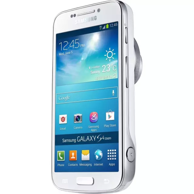 Samsung Galaxy S4 Zoom SM-C101 8 GB blanco móvil fotográfico nuevo sellado en embalaje original 3
