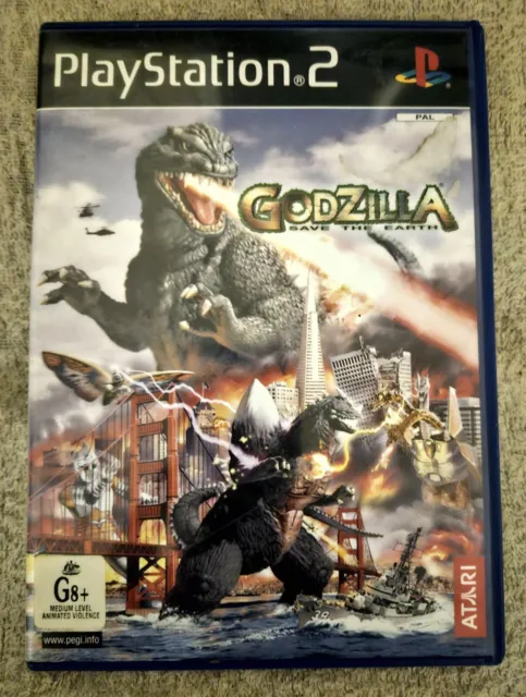 Sony PS2 Game Godzilla Save The Earth with no Manual