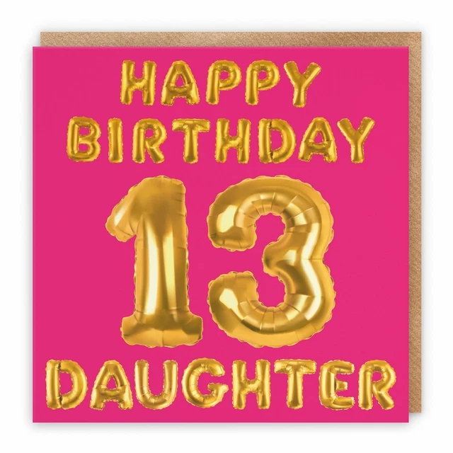 WHITE COTTON CARDS Glückwunschkarte „Happy Birthday To A Beautiful Daughter“ – Handgefertigt, 13 Zoll, Mit Cupcake-Motiv, Inkl. Umschlag