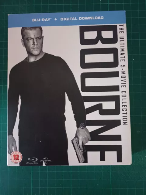 The Bourne The Ultimate 5 Movie Collection - Blu-ray - Matt Damon - Free UK P&P