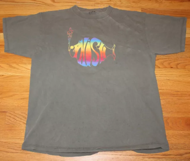 Vintage 1996 PHISH Fall Winter TOUR Shirt Double Sided XL