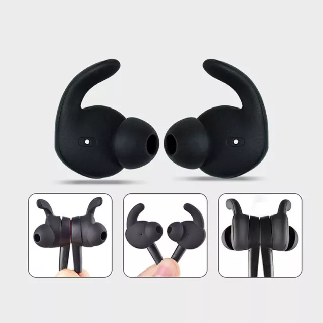 3Pairs Silicone Earbuds Tips Ear Hook Earphone Replacement for Huawei AM60 AM61