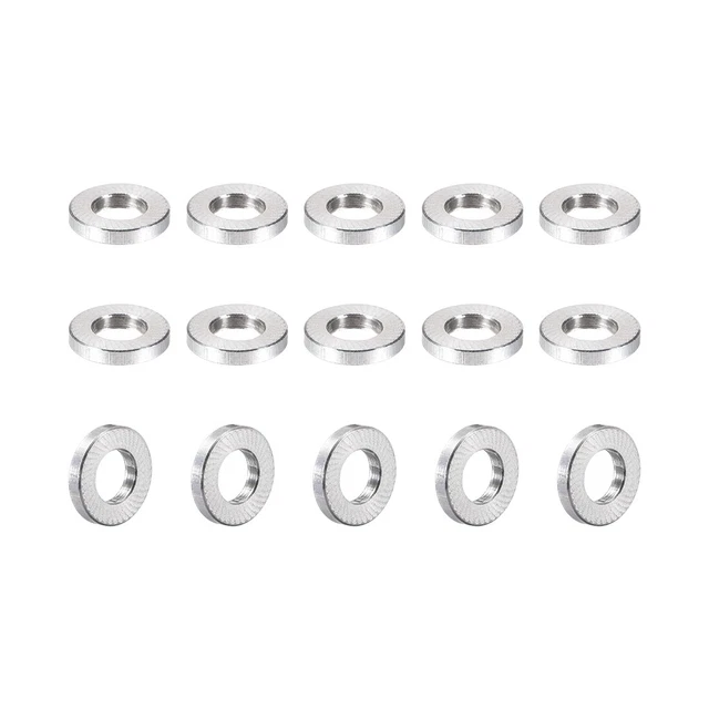 15 Pcs Round Aluminum Standoff Column Spacer 3.1x6x1.5mm(IDxODxH) for DIY