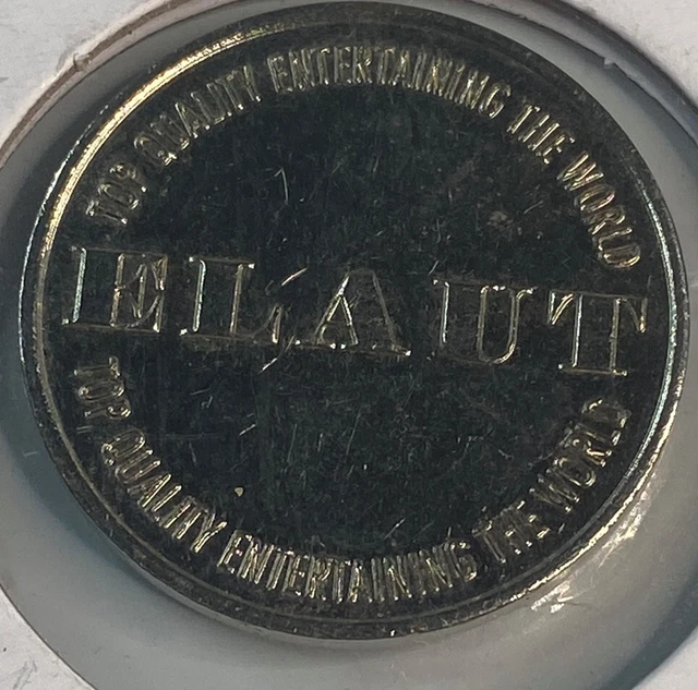 VINTAGE ELAUT TOKEN Arcade Top Quality Entertaining The World In Coin