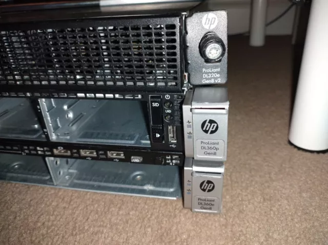 3x HP Proliant Gen8 servers - DL360p DL360e DL320e v2