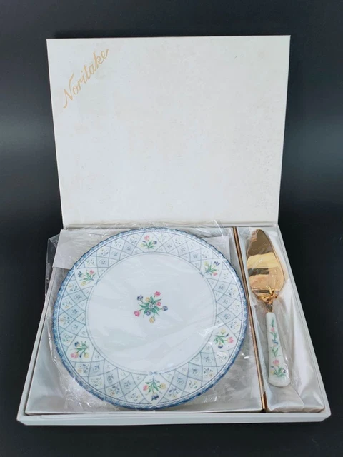 Noritake Bone China 4504 ORANGERIE VINTAGE NORITAKE CAKE Plate and