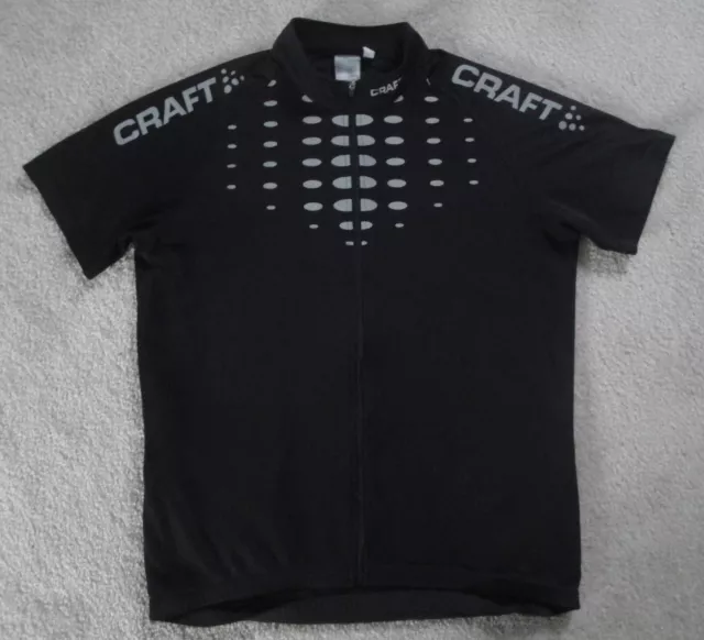 Craft Bike Cycling Cycle Jersey for Men. Black. VGC. Size Medium, 40" chest