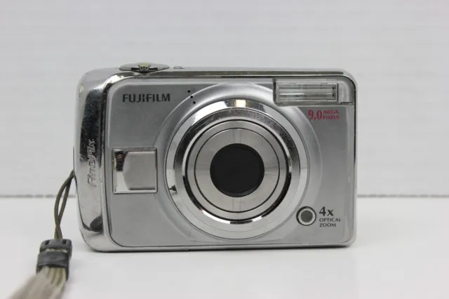 Fujifilm FinePix A Series A900 9.0MP Digital Camera Silver Used Tested READ Plz