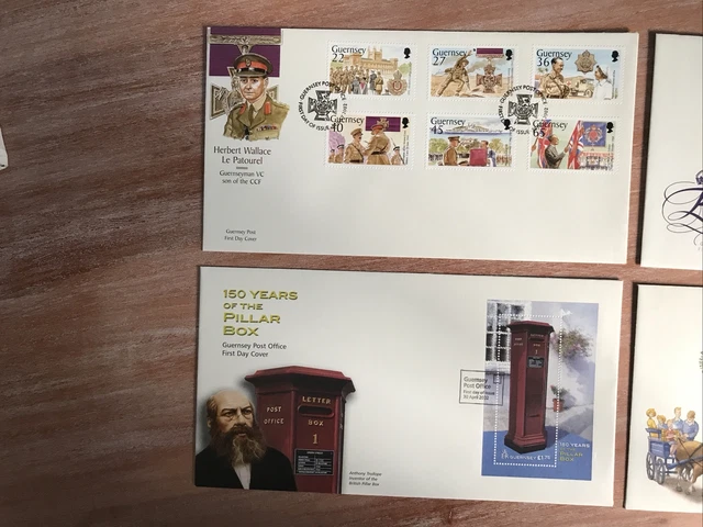 Guernsey Unaddressed Fdc ~ 2002 X 4 (Tt988) 2