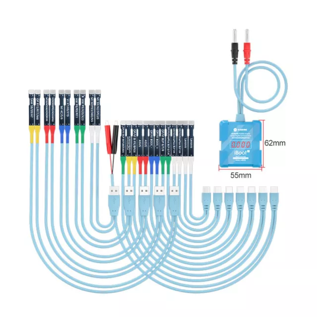 Phone Repair Test Power Supply Cable For Android IOS Power Boot Control Line SUK