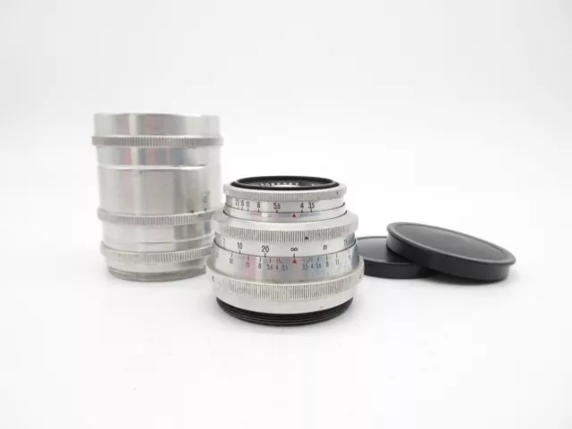 Primar Reflex Carl Zeiss Jena Tessar 1:3,5 f=10,5cm T Alu Objektiv