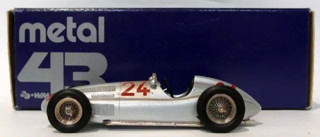 Metal 43 Western Models 1/43 Scale - Mercedes Racing Car #24