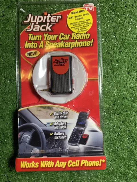 Jupiter Jack Hands Free Cell Device Turn Car Radio into a Speaker Phone New