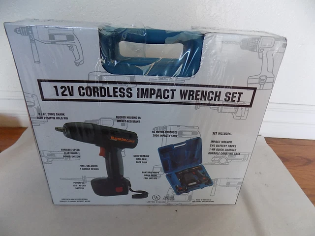 ZNEX Eagle USA CI-122 12V Cordless Power Tool 3/8 Impact Wrench set NEW