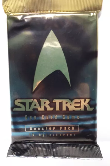 Star Trek Tos Das Card Game  Booster Pack Neu Fleer Deutsch 15 Spielkarten 1996