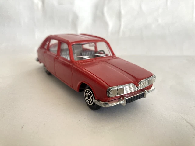 Miniature Norev Renault 4 CV Orange - Ancien Modèle N17, échelle 1/43 (sans Boîte)