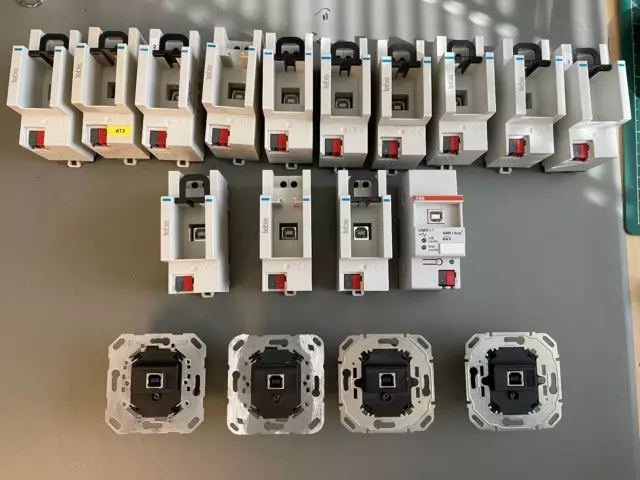 Verschiedene EIB KNX USB-Schnittstellen Hager Gira ABB