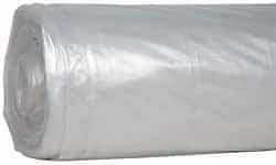 100' Long x 20' Wide Polyethylene Tarp & Dust Cover Clear, 4 mil Thickness