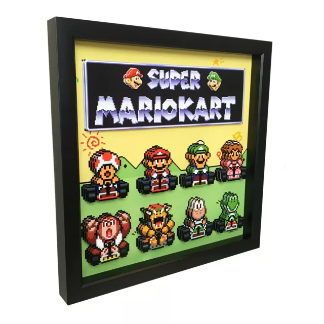 Meowser Custom Made Mario Perler 8-bit Perler Bead Art 