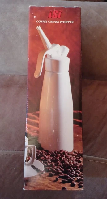 Brand New Vintage Isi Coffee Cream Whipper Whipped Topping Maker NOS Brand New Vintage Isi Coffee Cream Whipper Whipped Topping Maker NOS