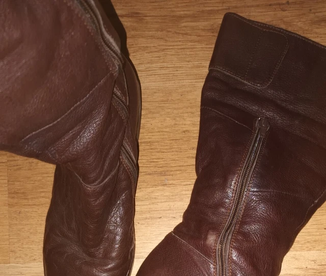 1460 ripple leather ankle boots