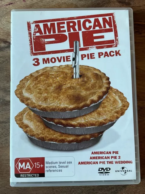 AMERICAN PIE MOVIE Collection 1 2 The Wedding DVD Region 4 GC Free Postage 7.16 PicClick AU