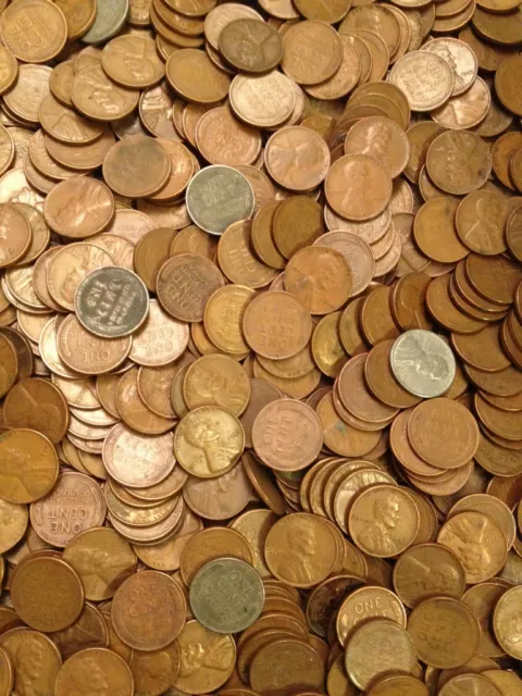✯ 5 Lb Pounds Wheat Cents Lincoln Pennies ✯ Sale Coins Estate Lot ✯