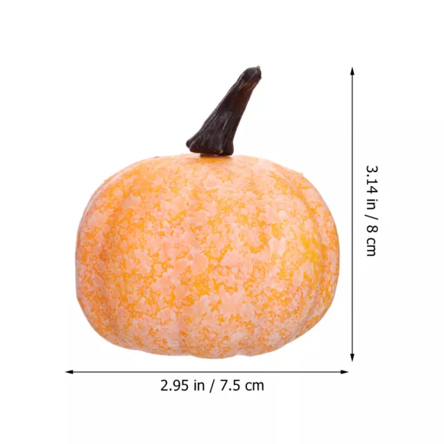 Thanksgiving Harvest Decor: Artificial Pumpkins & Leaves (128 pcs) 3