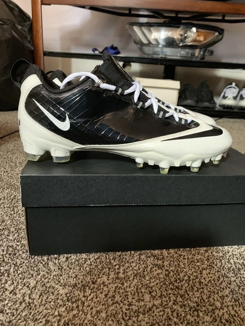 Nike Zoom Vapor Carbon Fly D Men\'s Sz 14 White Black Soccer Cleats (396255-001) Nike ZM Zoom Vapor Carbon Fly Wire TD Football Cleats Sz 16  main image 4