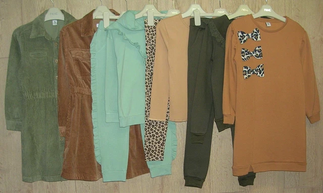Pacchetto top NEXT ZARA TU ecc per ragazze jumpers leggings abiti jogger età 7-8 128