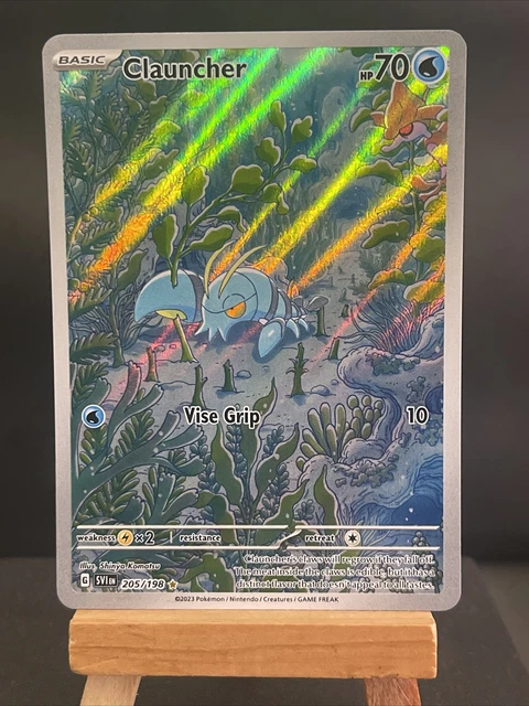 Launcher Pokemon POKEMON CARD CLAUNCHER 205/198 Scarlet & Violet Base Art Illustration ...