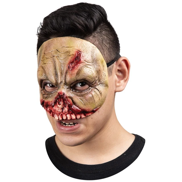 Demi Masque Zombie Latex Adulte