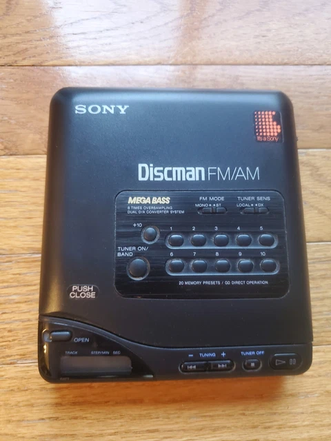 SONY DISCMAN D-T66 AM/FM CD Player with MEGA BASS £15.84 - PicClick UK