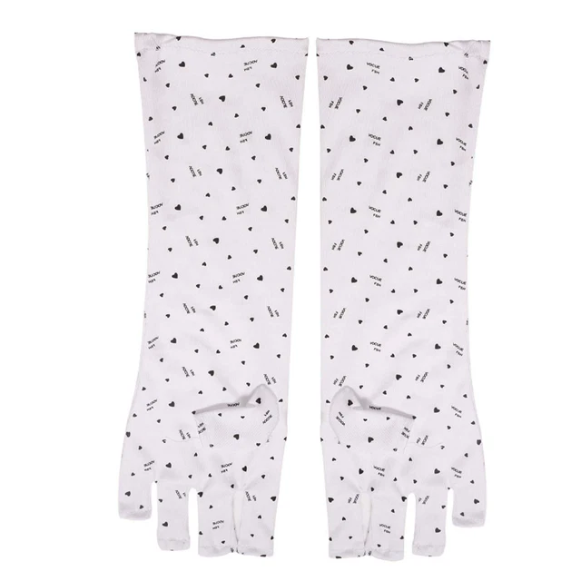 2 guantes anti-sin dedos guantes de conducción duraderos sin dedos para