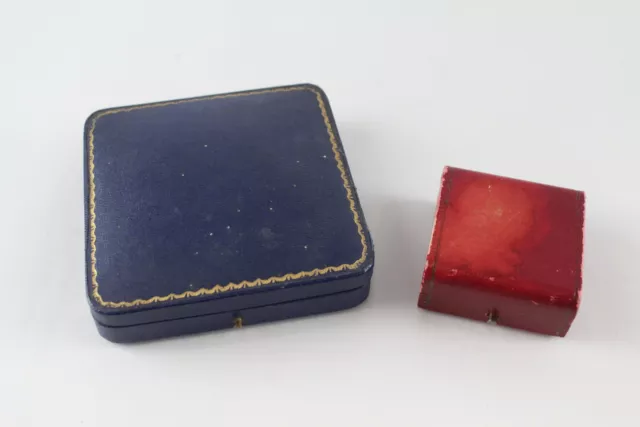 Two Vintage Harrods Jewellery Boxes x 2