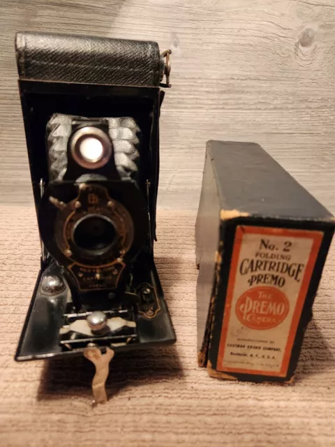 ANTIQUE RARE Eastman Kodak No. 2 Folding Cartridge Premo Camera