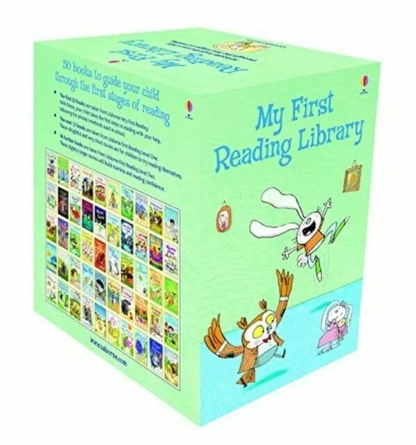 Usborne My First Reading Library Collection 50 Books Box Set (Usborne Very First