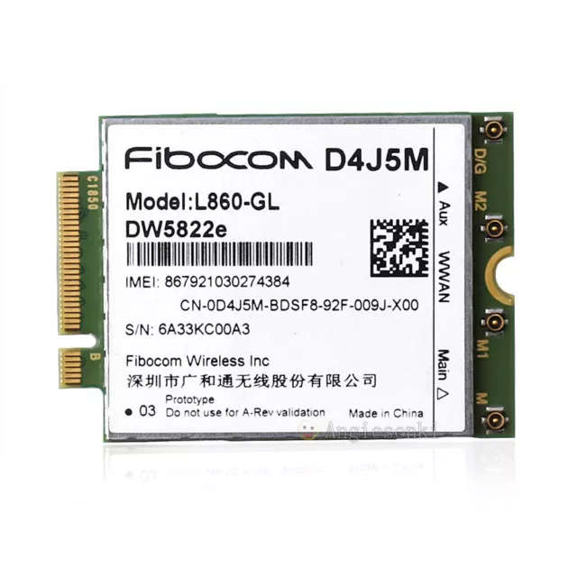 Fibocom L860-GL DW5822E Handy Unicom Telecom 4G Modul LTE Cat16 XMM7560