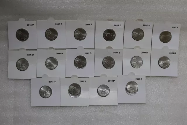 Usa Nickels Collection From The 2000'S B49 #1005