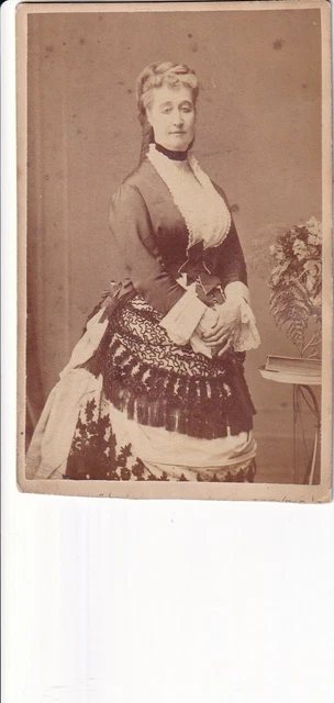Tirage Albuminé Vintage - Eugénie De Montijo, Impératrice, 1865, Format 6,5x10,5 Cm